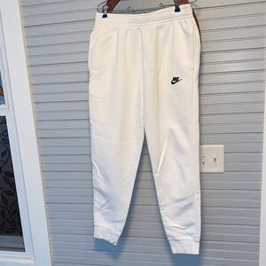 Nike Mens White Joggers